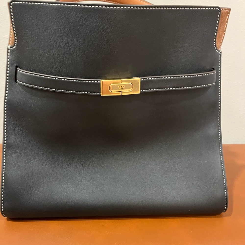 Elegant Black and Brown Men's Bag